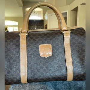 Celine Vintage Boston Bag Macadam (M12)